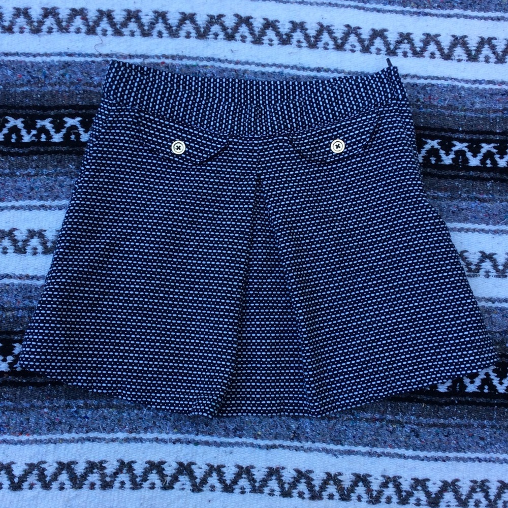 Janie and Jack Blue & White Skirt Girls 10